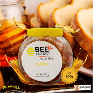 Miel de Abeja Natural – Vitrolero con 30 Almohaditas